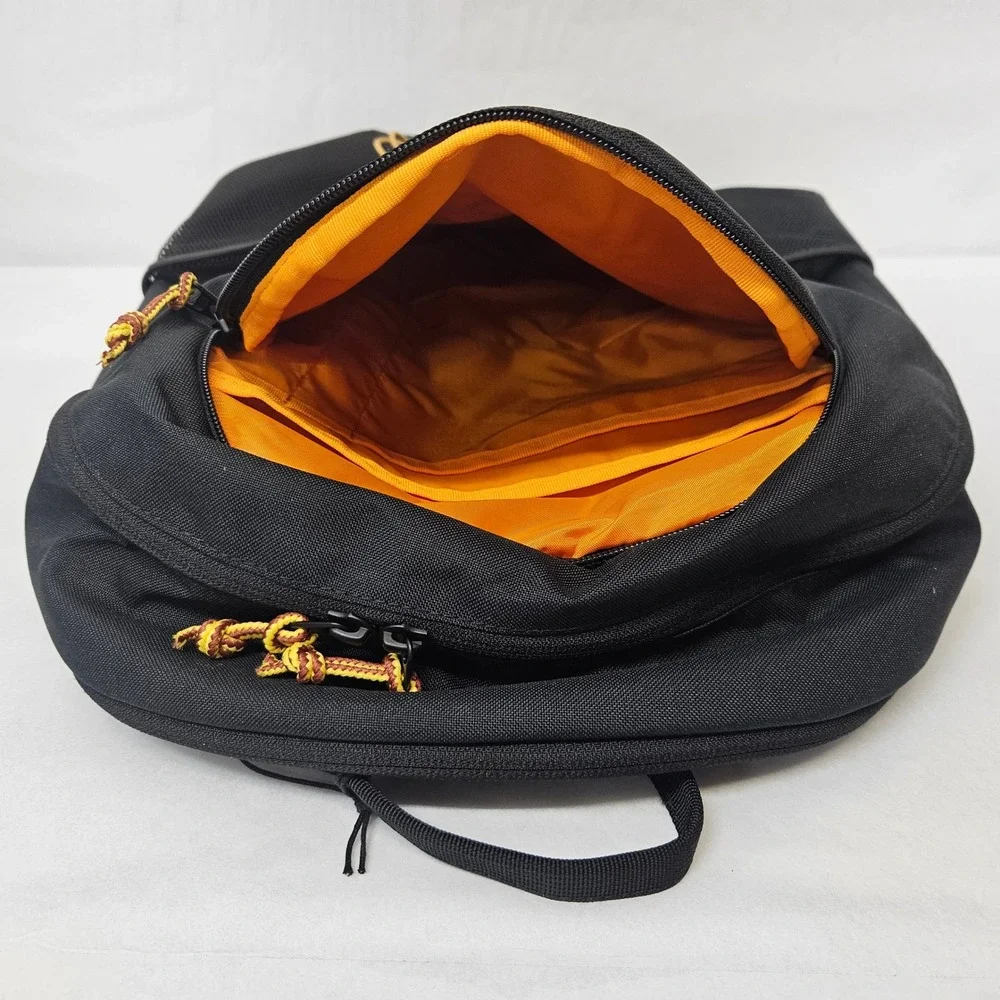 Timberland Back To School Backpack Laptop Sleeve TBC0YHNK-001 Black Orange